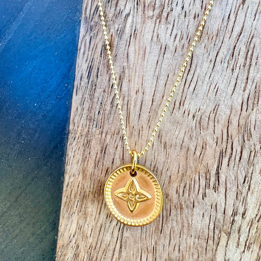 Navigate Gold Necklace
