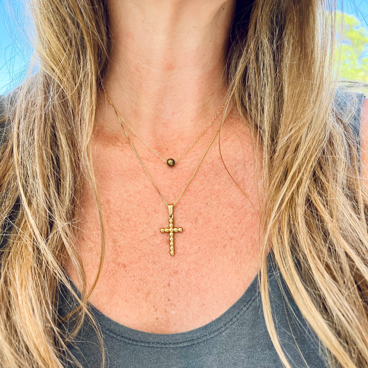Large Cross Necklace