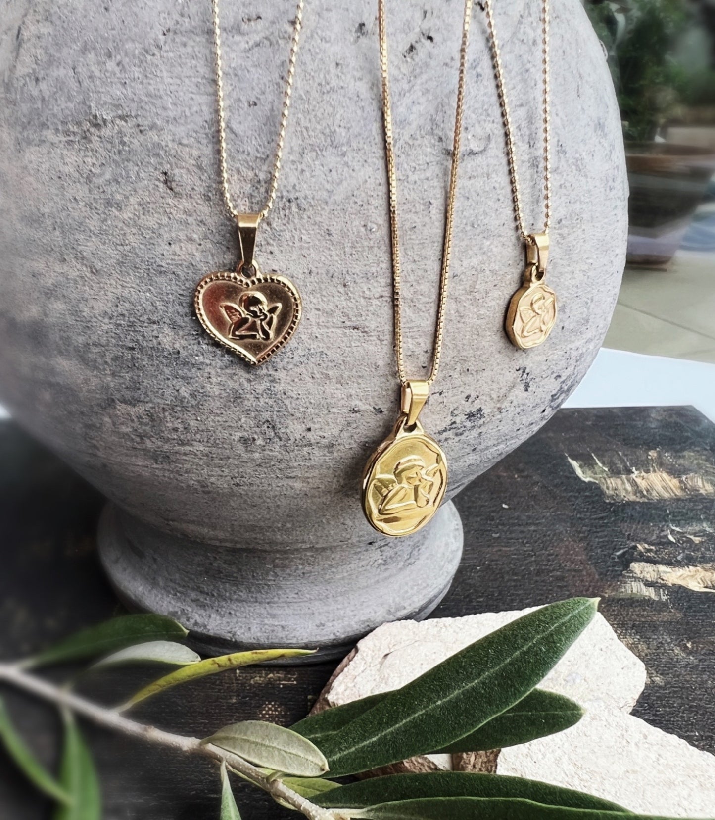 Angel Coin Necklace