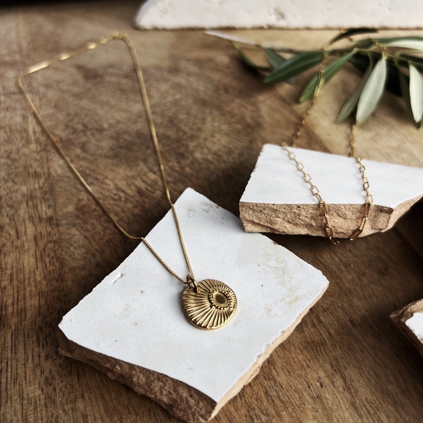 Starburst Gold Necklace