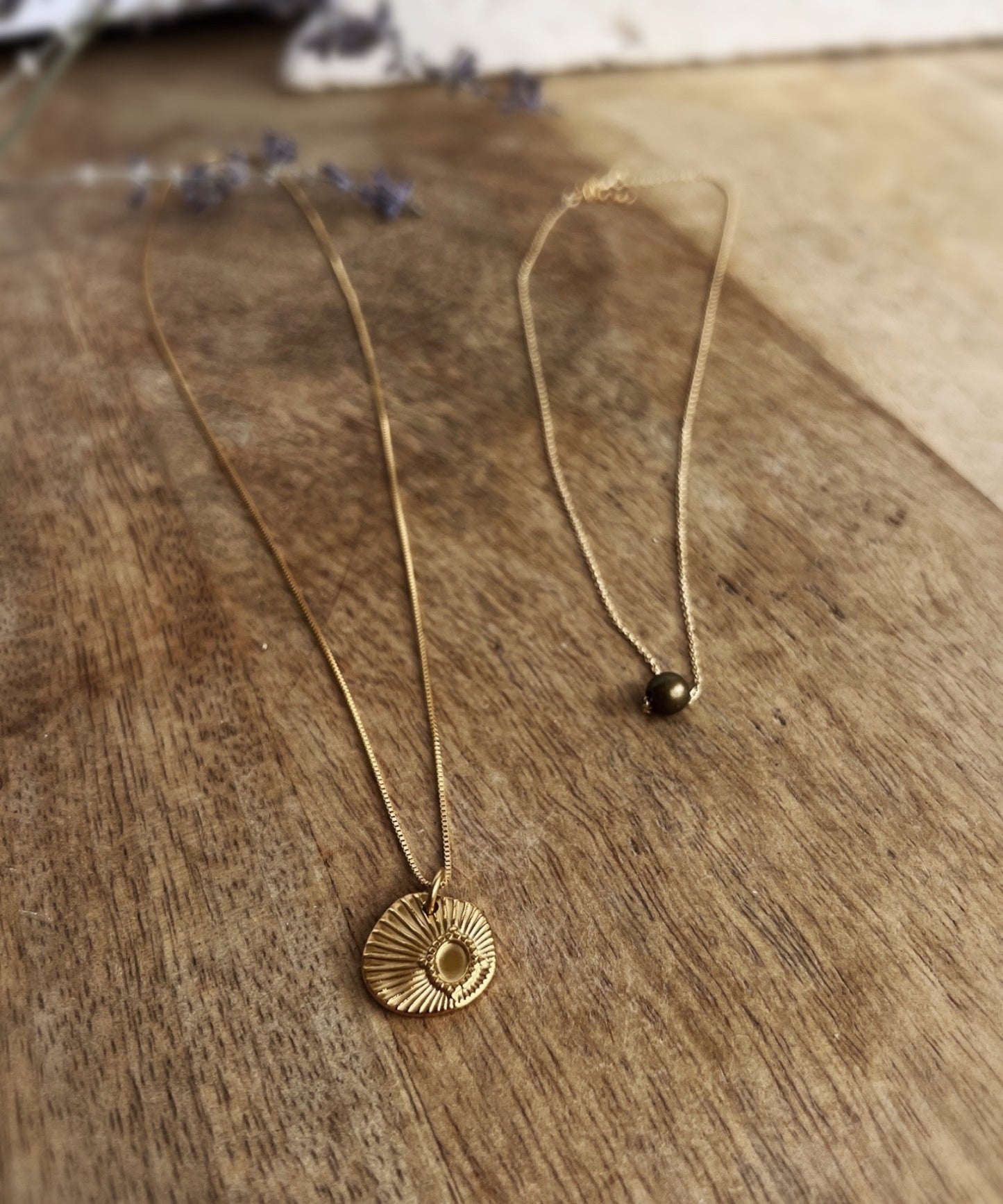 Starburst Gold Necklace