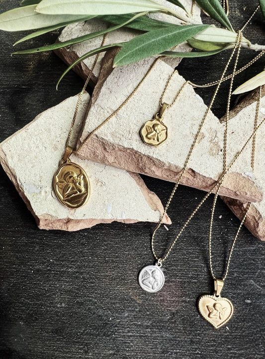 Angel Coin Necklace