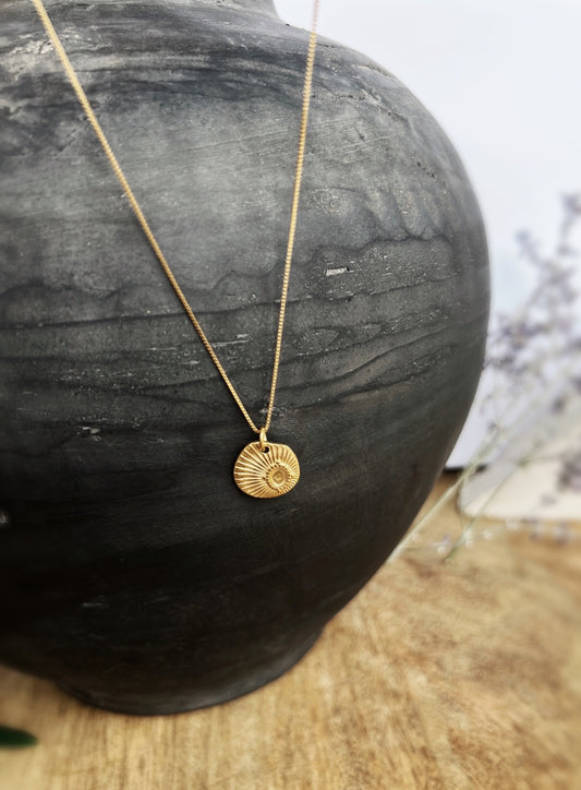 Starburst Gold Necklace