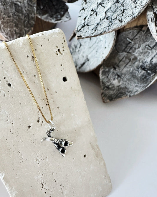 Skis Necklace