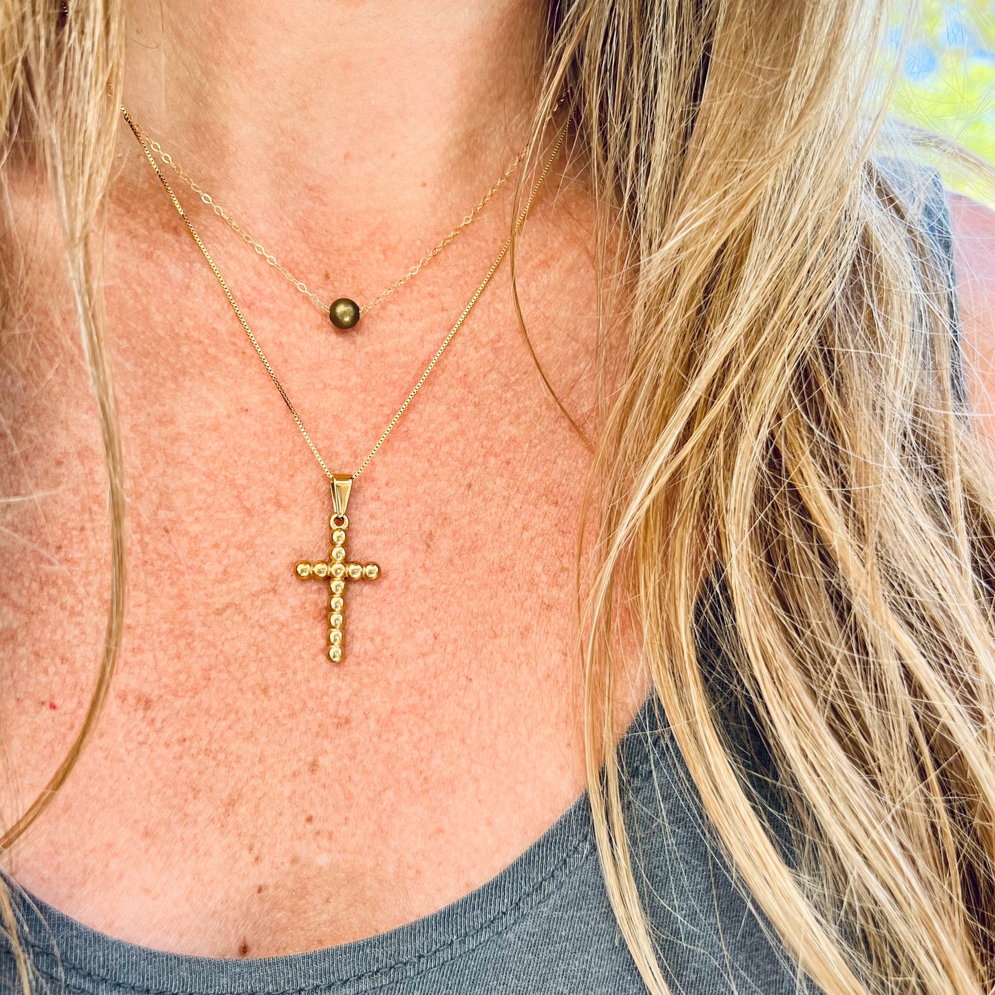 Large Cross Necklace