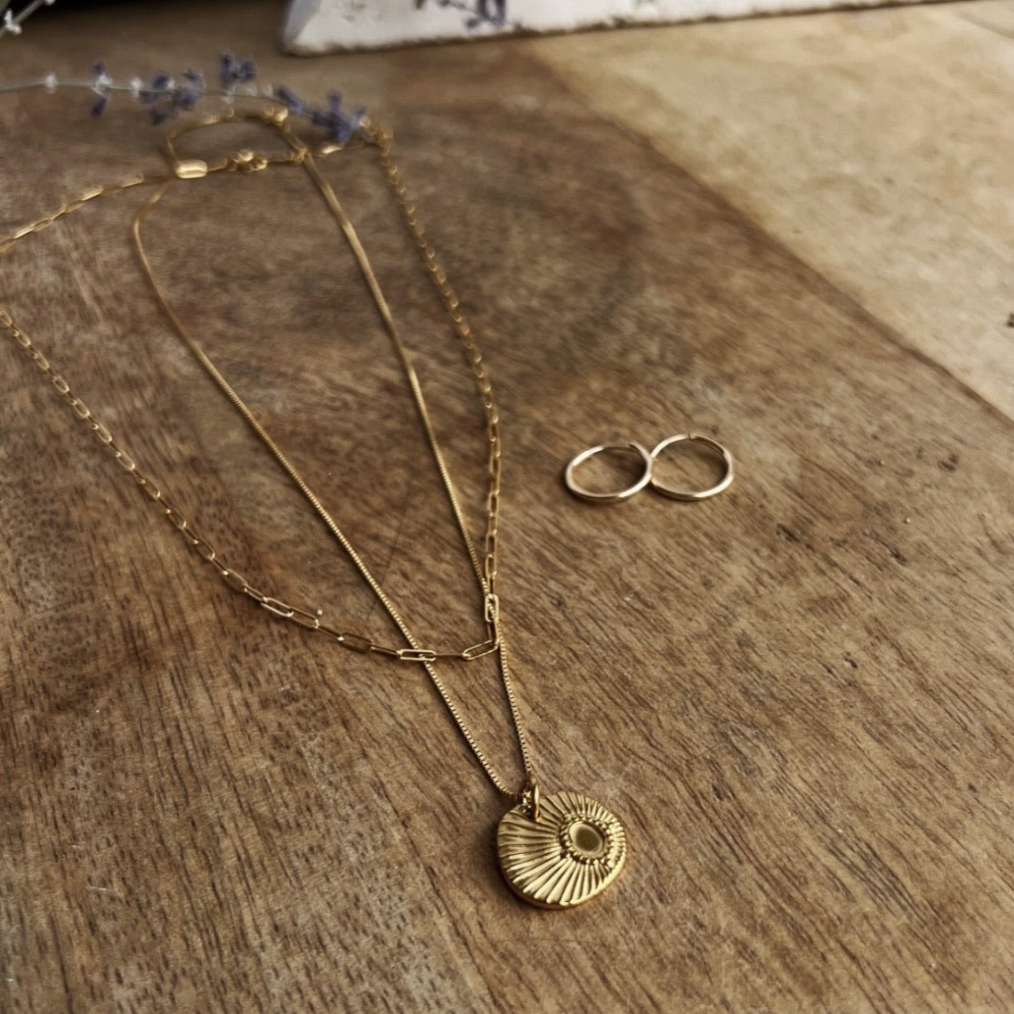 Starburst Gold Necklace