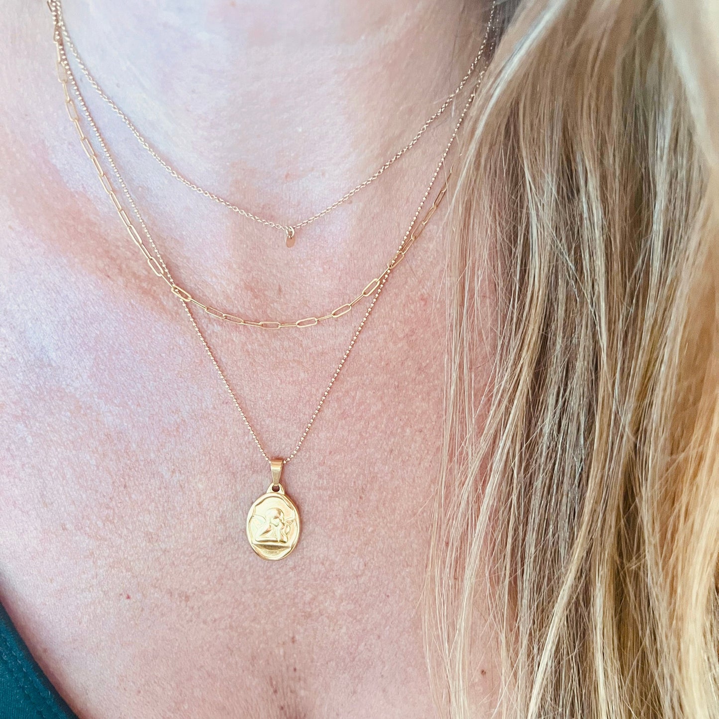 Angel Coin Necklace