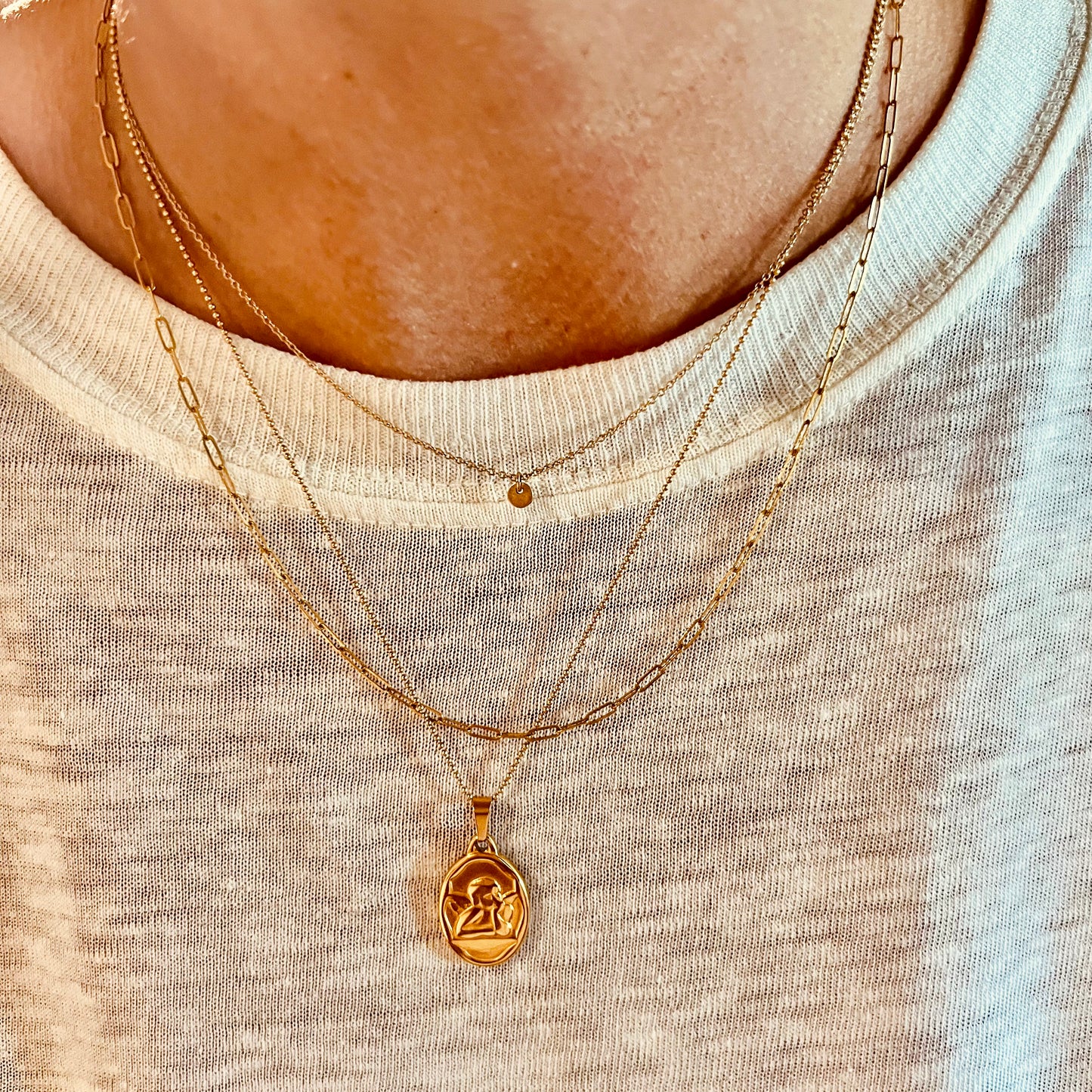 Angel Coin Necklace