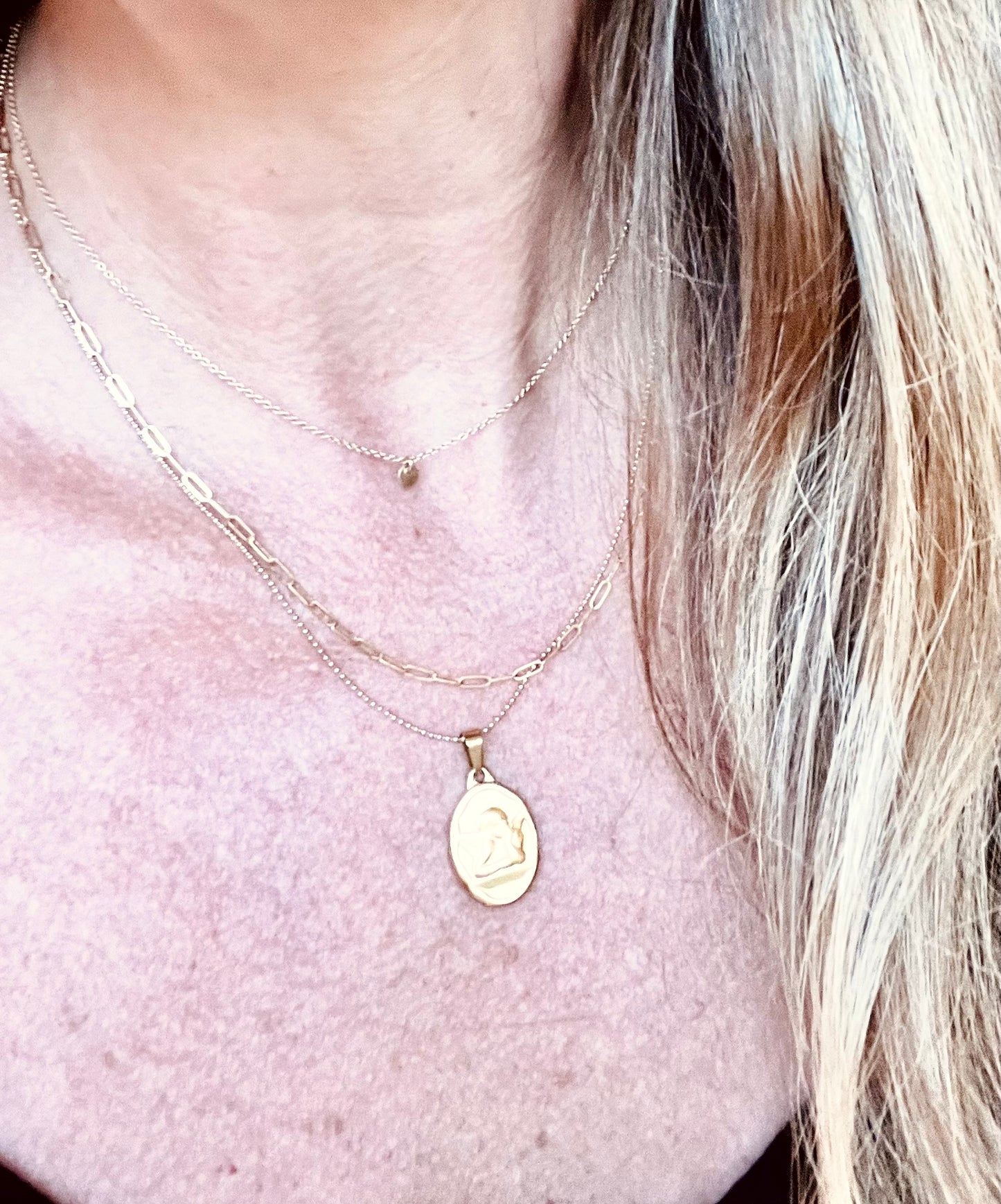 Angel Coin Necklace