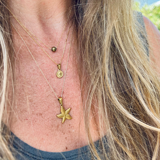 Starfish Gold Necklace